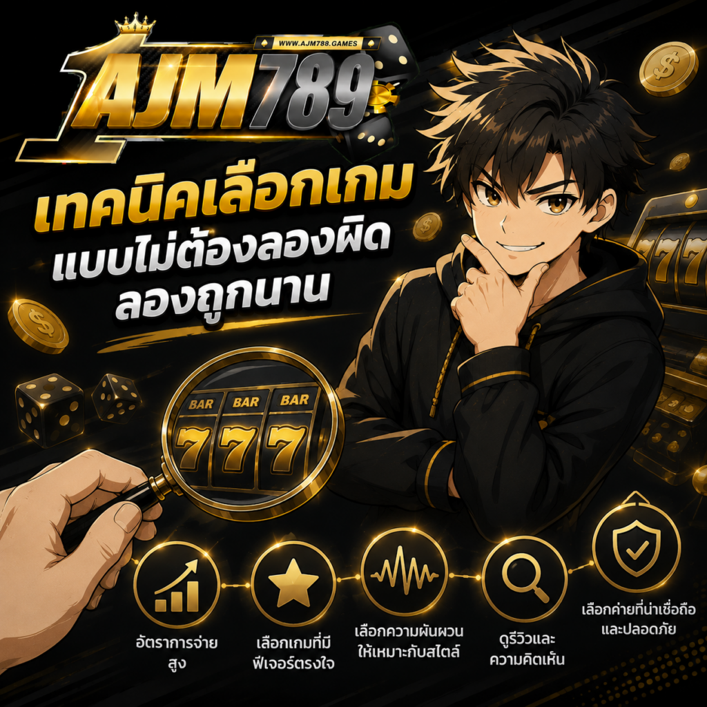 เทคนิคเลือกเกมแบบไม่ต้องลองผิดลองถูกนาน